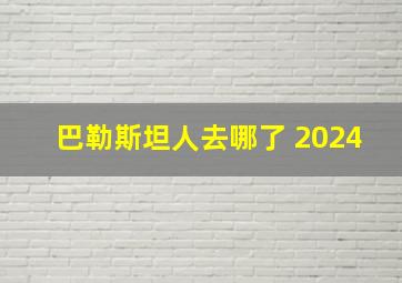 巴勒斯坦人去哪了 2024